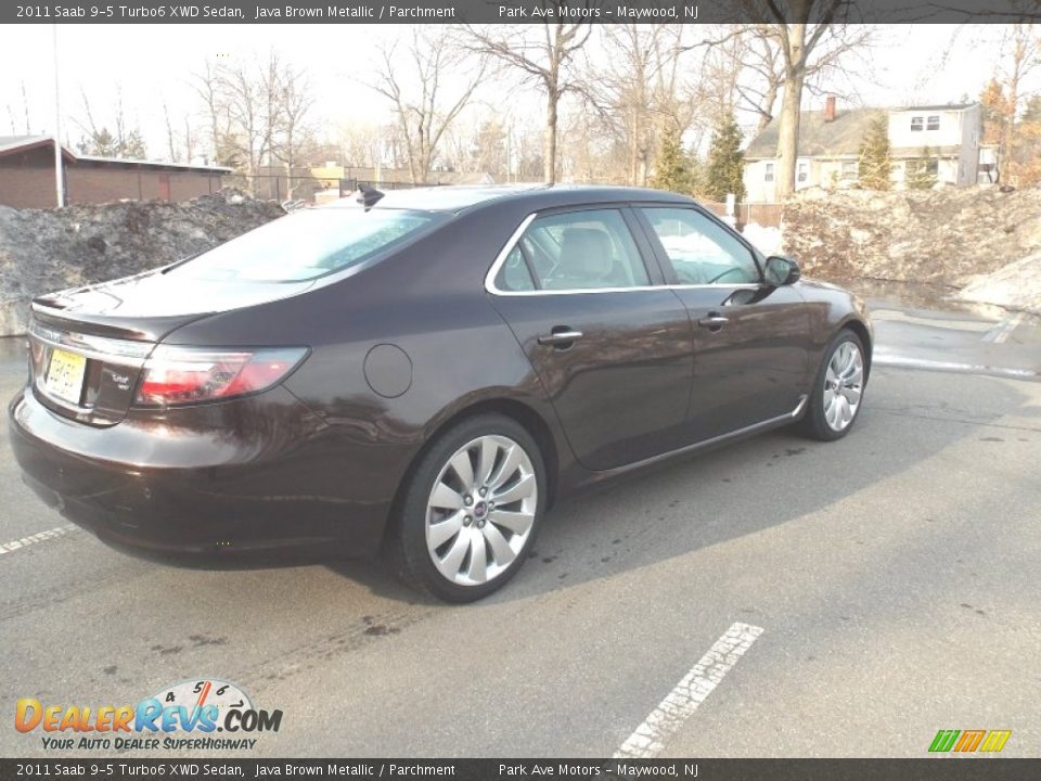 2011 Saab 9-5 Turbo6 XWD Sedan Java Brown Metallic / Parchment Photo #4
