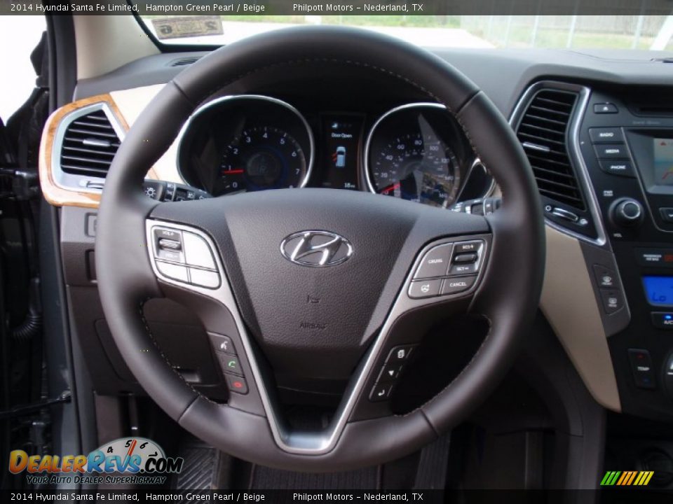 2014 Hyundai Santa Fe Limited Steering Wheel Photo #35