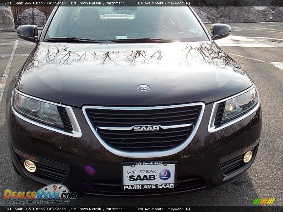 2011 Saab 9-5 Turbo6 XWD Sedan Java Brown Metallic / Parchment Photo #7