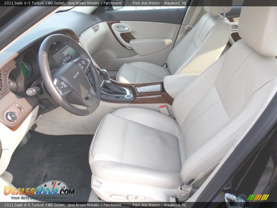 2011 Saab 9-5 Turbo6 XWD Sedan Java Brown Metallic / Parchment Photo #8