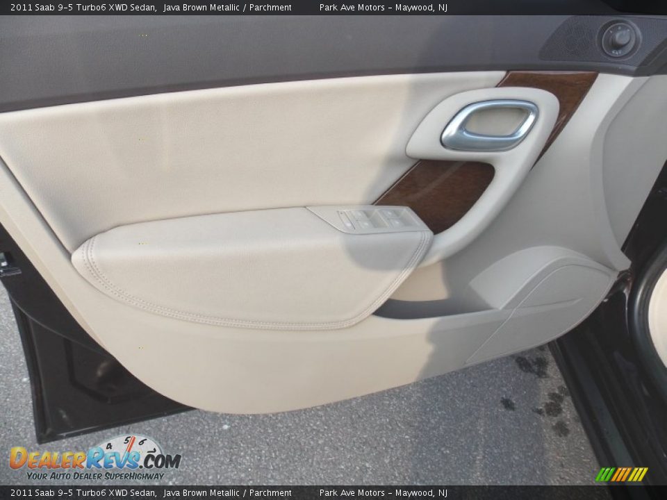 2011 Saab 9-5 Turbo6 XWD Sedan Java Brown Metallic / Parchment Photo #10