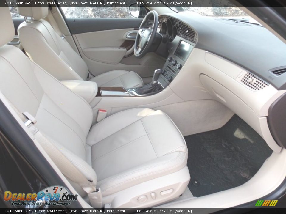 2011 Saab 9-5 Turbo6 XWD Sedan Java Brown Metallic / Parchment Photo #11