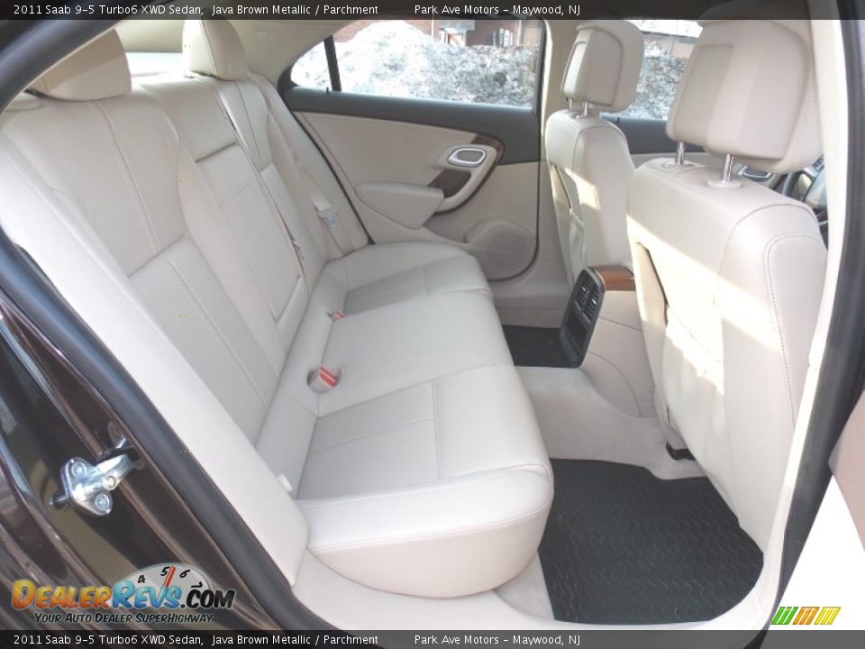 2011 Saab 9-5 Turbo6 XWD Sedan Java Brown Metallic / Parchment Photo #12