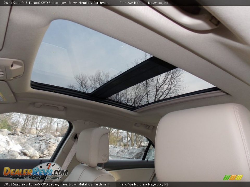 2011 Saab 9-5 Turbo6 XWD Sedan Java Brown Metallic / Parchment Photo #21