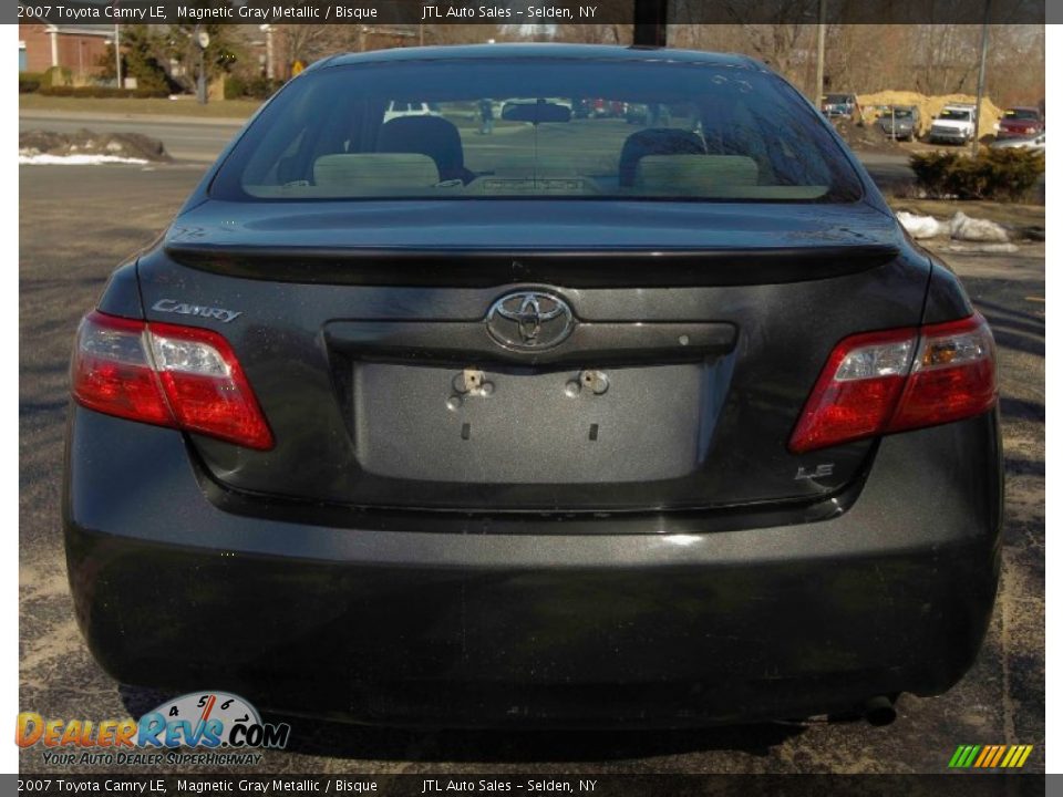 2007 Toyota Camry LE Magnetic Gray Metallic / Bisque Photo #4