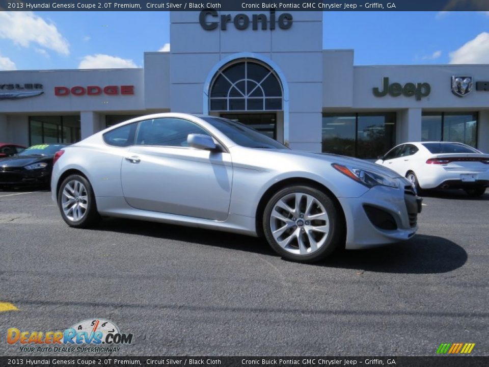 2013 Hyundai Genesis Coupe 2.0T Premium Circuit Silver / Black Cloth Photo #1