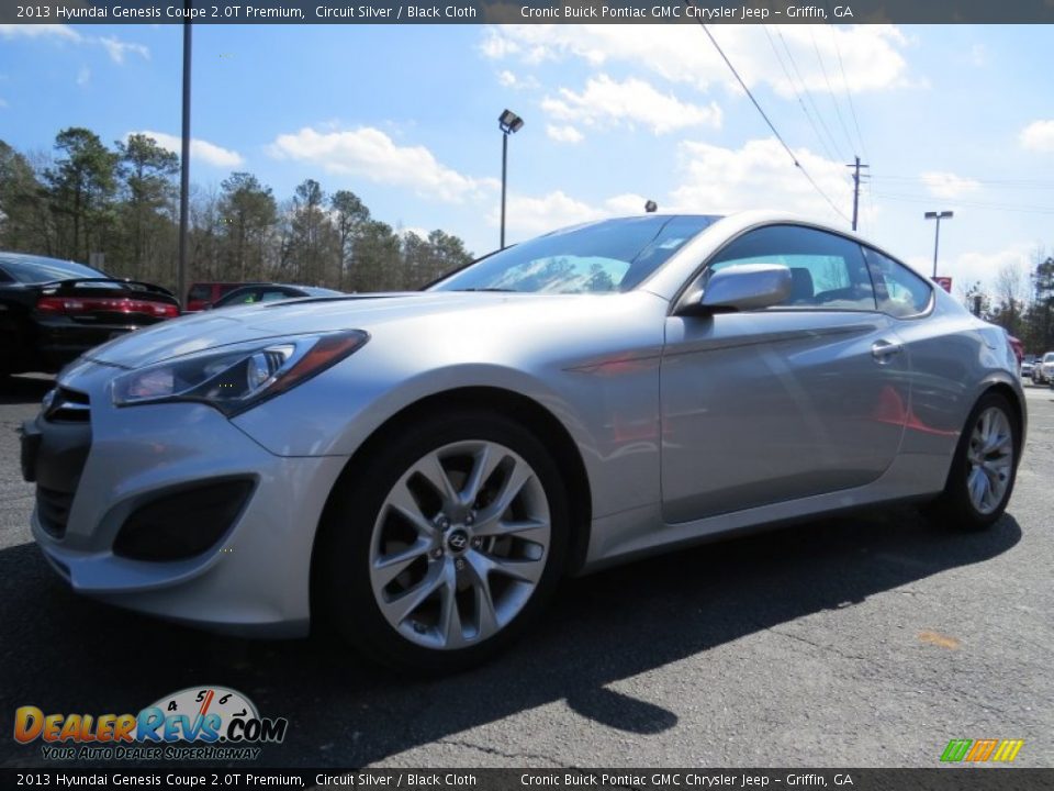 2013 Hyundai Genesis Coupe 2.0T Premium Circuit Silver / Black Cloth Photo #3