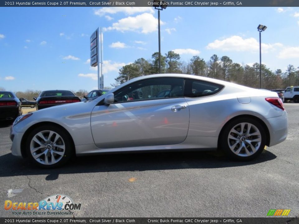 2013 Hyundai Genesis Coupe 2.0T Premium Circuit Silver / Black Cloth Photo #4