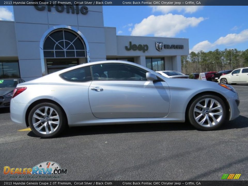2013 Hyundai Genesis Coupe 2.0T Premium Circuit Silver / Black Cloth Photo #8