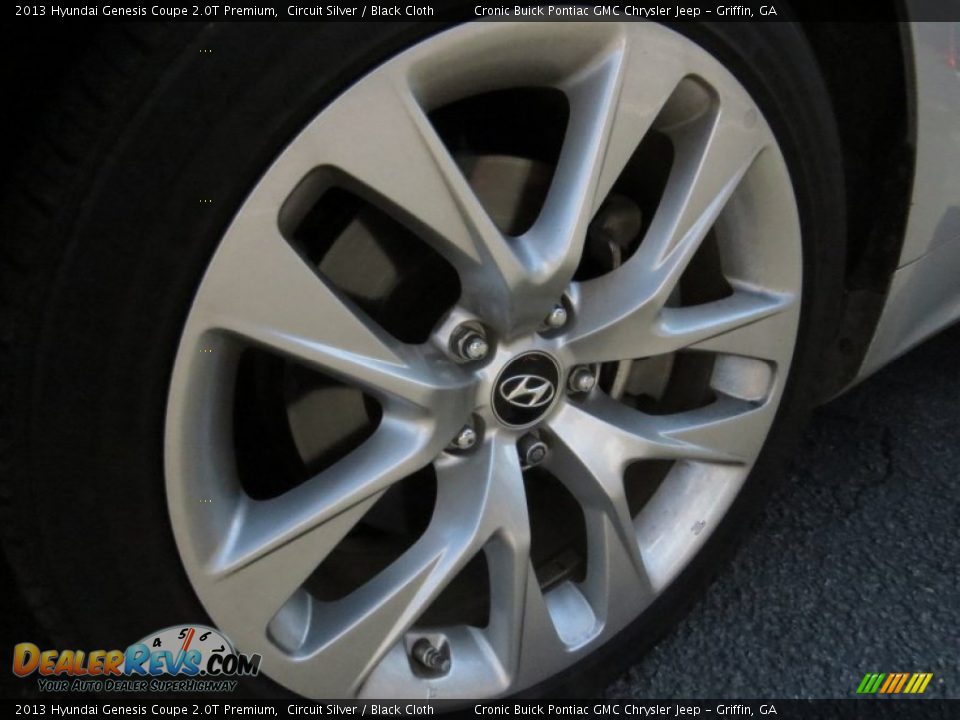 2013 Hyundai Genesis Coupe 2.0T Premium Circuit Silver / Black Cloth Photo #9