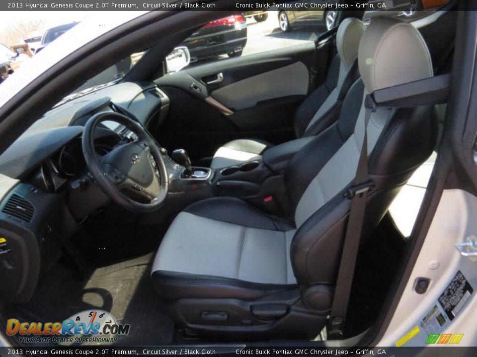 2013 Hyundai Genesis Coupe 2.0T Premium Circuit Silver / Black Cloth Photo #10