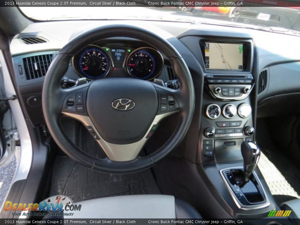 2013 Hyundai Genesis Coupe 2.0T Premium Circuit Silver / Black Cloth Photo #13