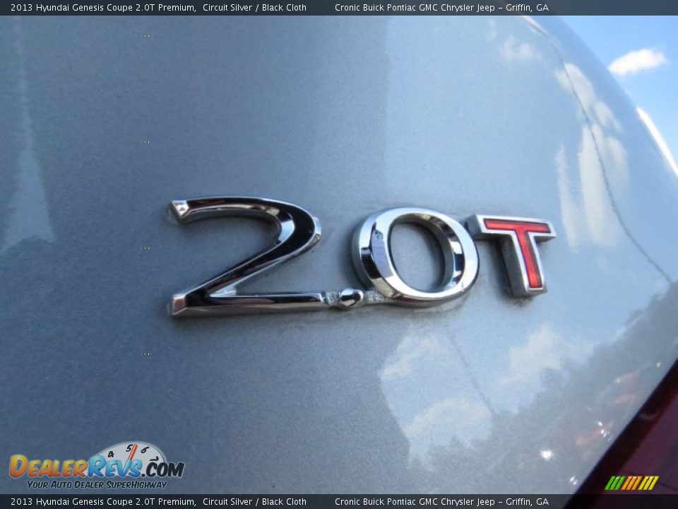 2013 Hyundai Genesis Coupe 2.0T Premium Circuit Silver / Black Cloth Photo #14