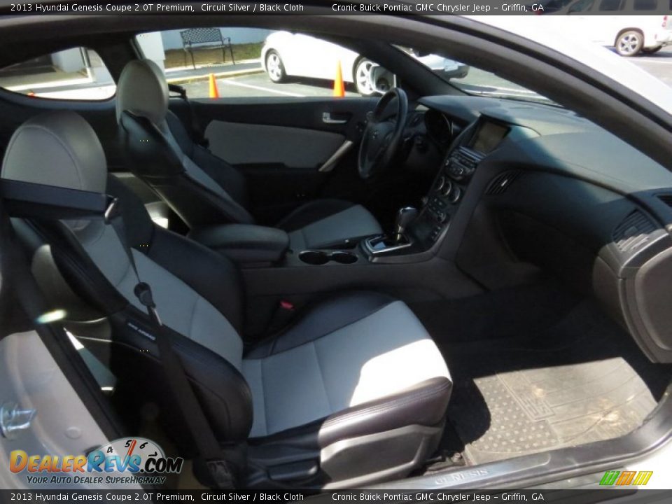 2013 Hyundai Genesis Coupe 2.0T Premium Circuit Silver / Black Cloth Photo #15