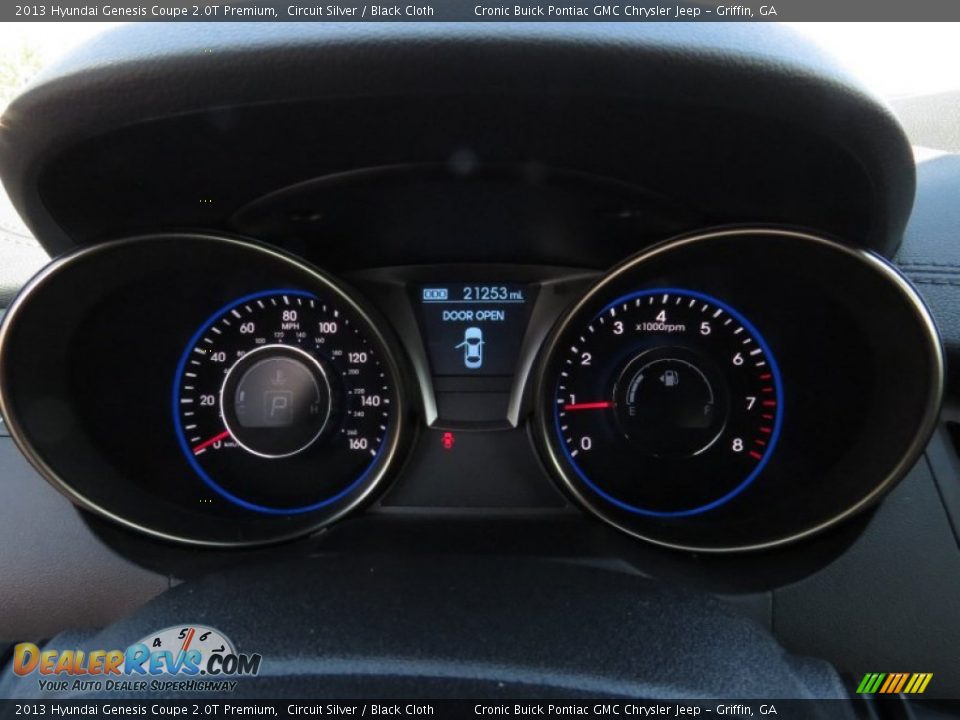 2013 Hyundai Genesis Coupe 2.0T Premium Circuit Silver / Black Cloth Photo #18