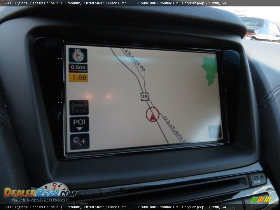 2013 Hyundai Genesis Coupe 2.0T Premium Circuit Silver / Black Cloth Photo #20