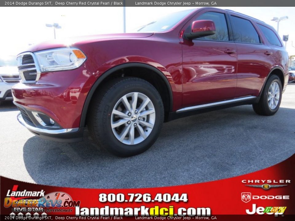 2014 Dodge Durango SXT Deep Cherry Red Crystal Pearl / Black Photo #1