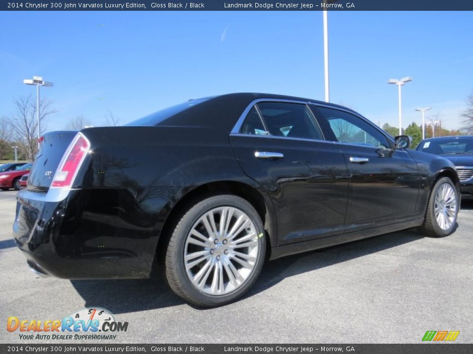 2014 Chrysler 300 John Varvatos Luxury Edition Gloss Black / Black Photo #3