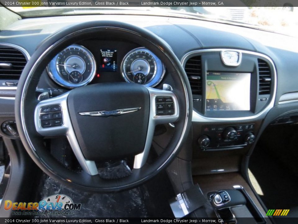2014 Chrysler 300 John Varvatos Luxury Edition Gloss Black / Black Photo #8