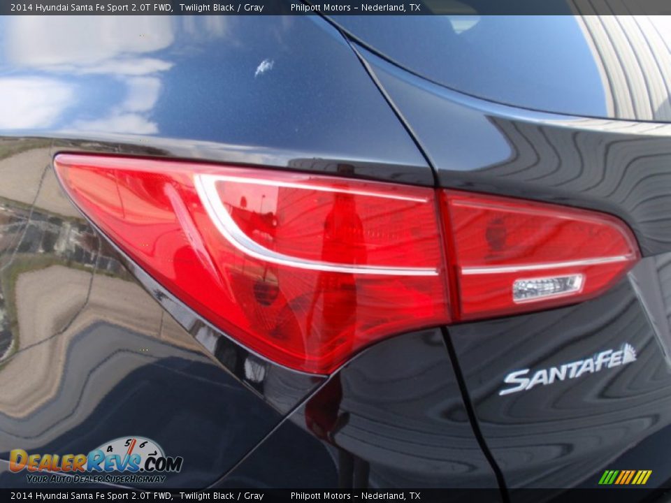 2014 Hyundai Santa Fe Sport 2.0T FWD Twilight Black / Gray Photo #13