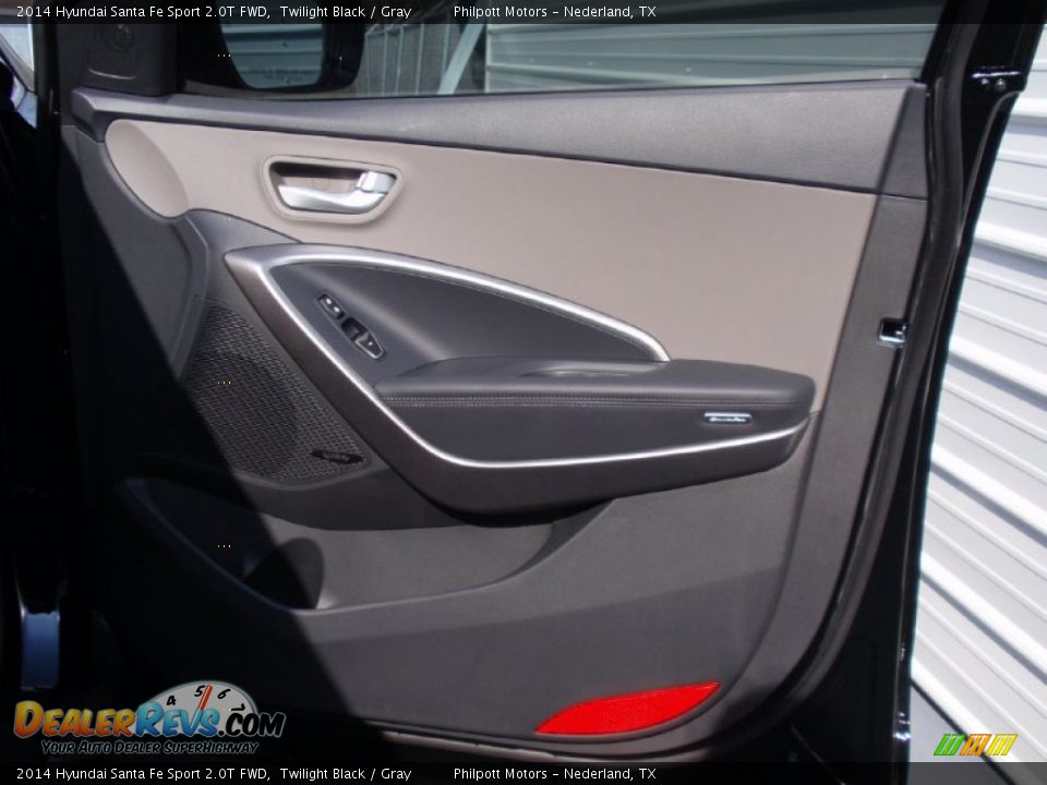 2014 Hyundai Santa Fe Sport 2.0T FWD Twilight Black / Gray Photo #17