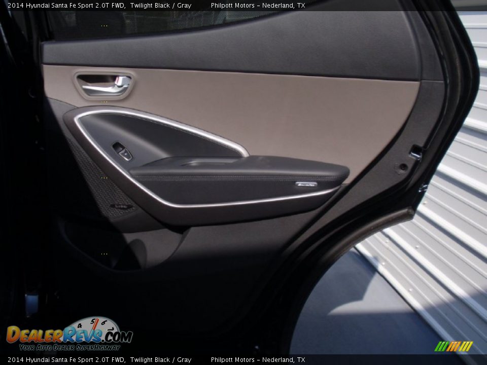 2014 Hyundai Santa Fe Sport 2.0T FWD Twilight Black / Gray Photo #20