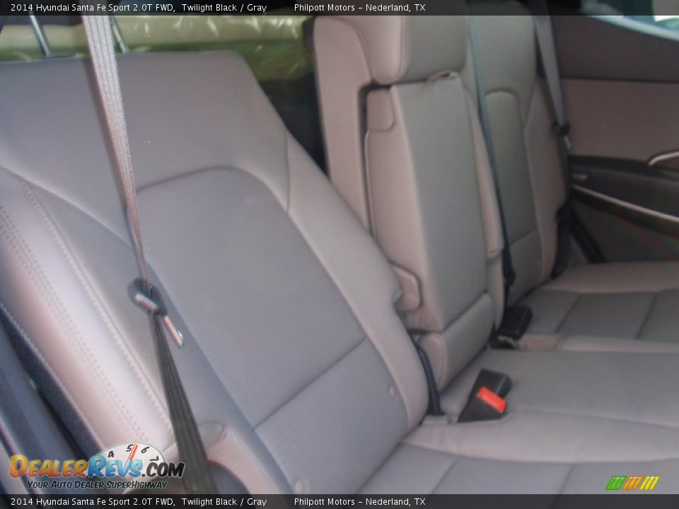 2014 Hyundai Santa Fe Sport 2.0T FWD Twilight Black / Gray Photo #21