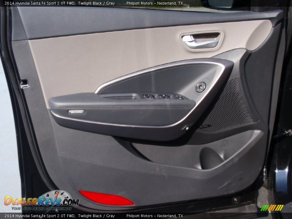 2014 Hyundai Santa Fe Sport 2.0T FWD Twilight Black / Gray Photo #23