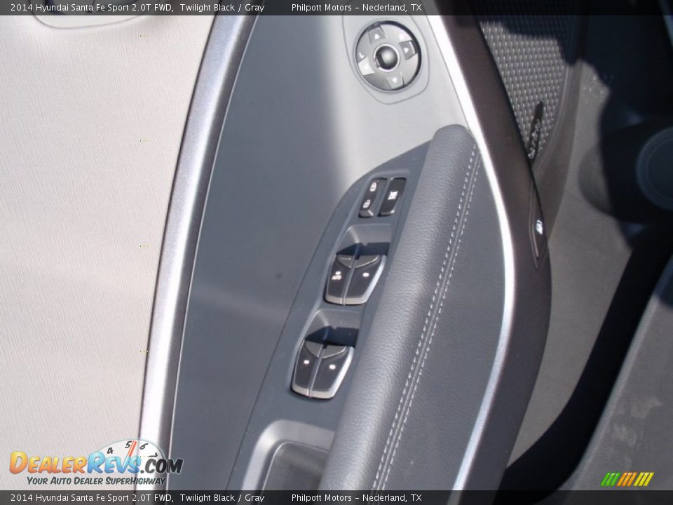2014 Hyundai Santa Fe Sport 2.0T FWD Twilight Black / Gray Photo #24