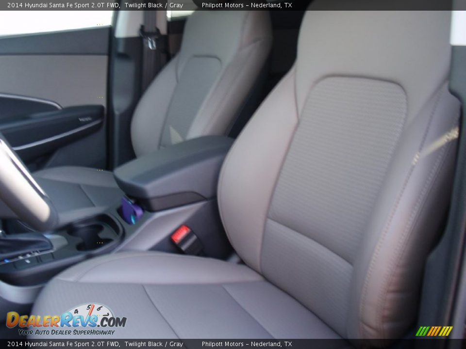 2014 Hyundai Santa Fe Sport 2.0T FWD Twilight Black / Gray Photo #26