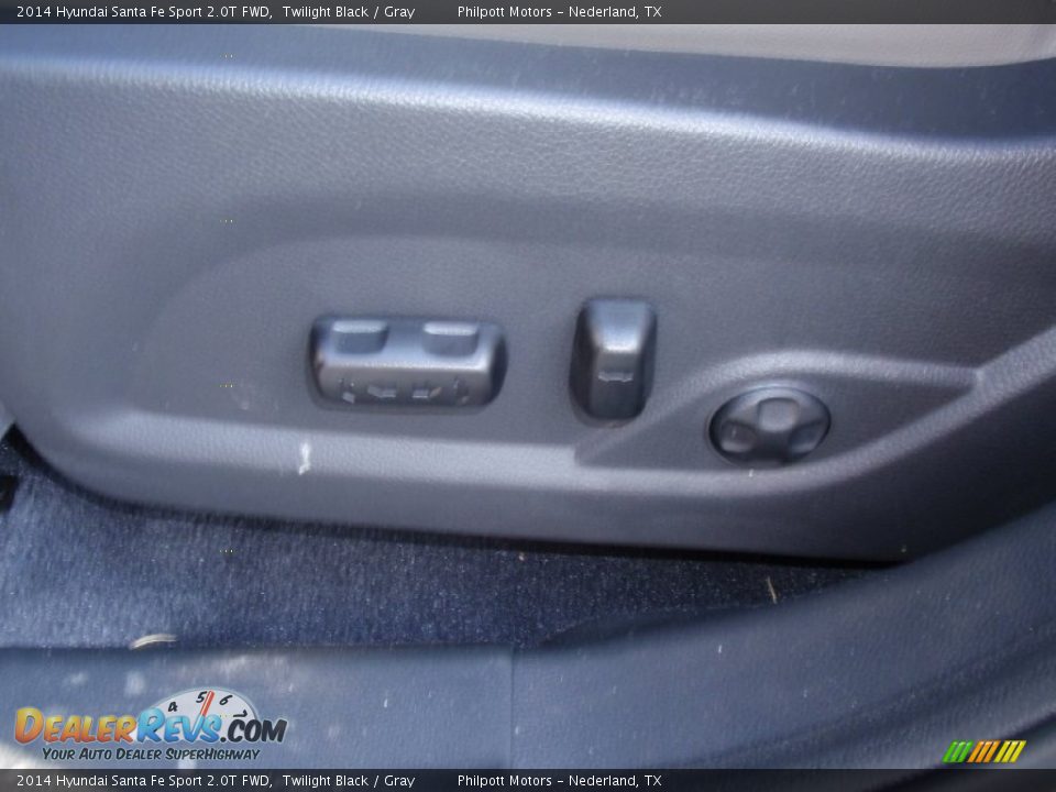 2014 Hyundai Santa Fe Sport 2.0T FWD Twilight Black / Gray Photo #27