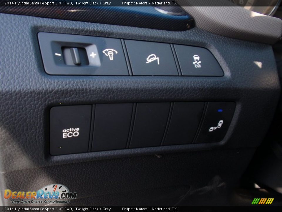 2014 Hyundai Santa Fe Sport 2.0T FWD Twilight Black / Gray Photo #33