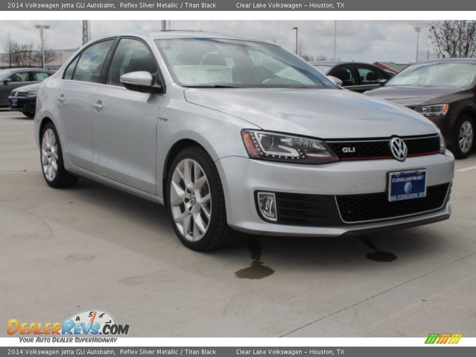 2014 Volkswagen Jetta GLI Autobahn Reflex Silver Metallic / Titan Black Photo #1