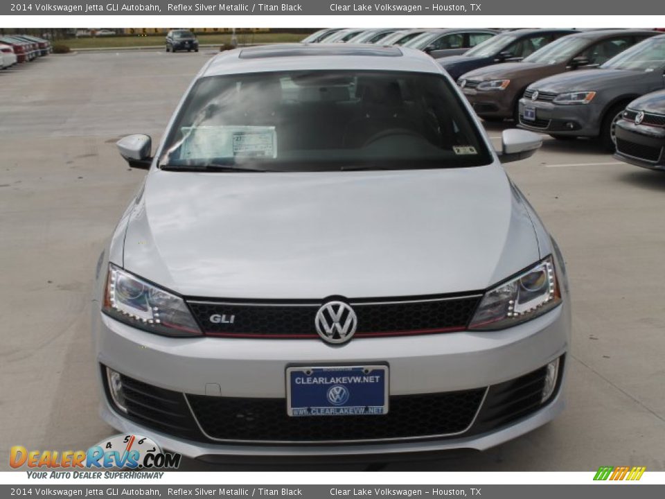 2014 Volkswagen Jetta GLI Autobahn Reflex Silver Metallic / Titan Black Photo #2