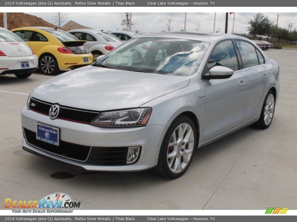 2014 Volkswagen Jetta GLI Autobahn Reflex Silver Metallic / Titan Black Photo #3