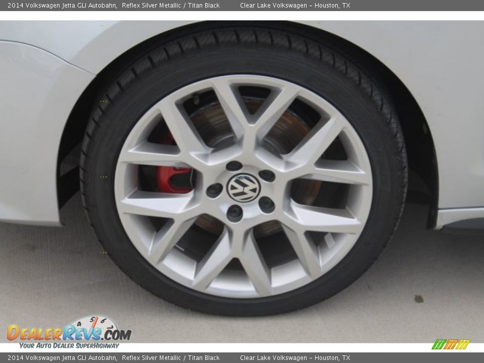 2014 Volkswagen Jetta GLI Autobahn Reflex Silver Metallic / Titan Black Photo #5