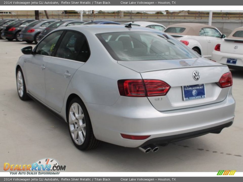 2014 Volkswagen Jetta GLI Autobahn Reflex Silver Metallic / Titan Black Photo #6