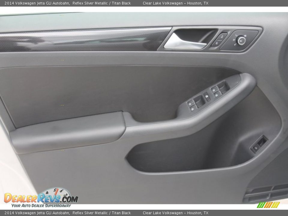 2014 Volkswagen Jetta GLI Autobahn Reflex Silver Metallic / Titan Black Photo #8