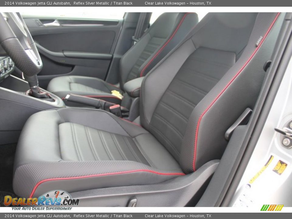 2014 Volkswagen Jetta GLI Autobahn Reflex Silver Metallic / Titan Black Photo #10