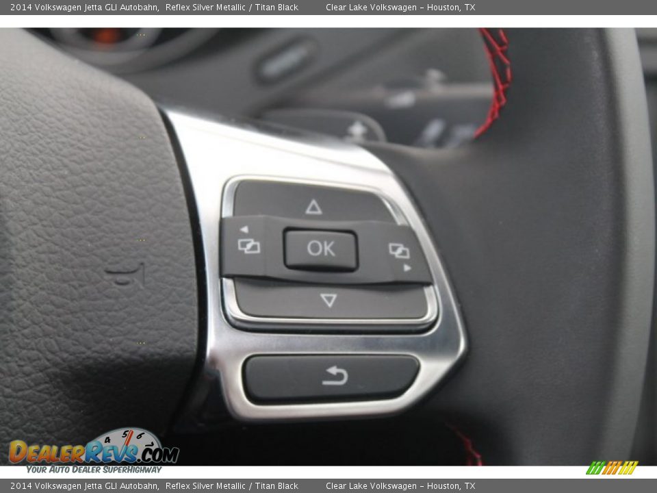 2014 Volkswagen Jetta GLI Autobahn Reflex Silver Metallic / Titan Black Photo #22