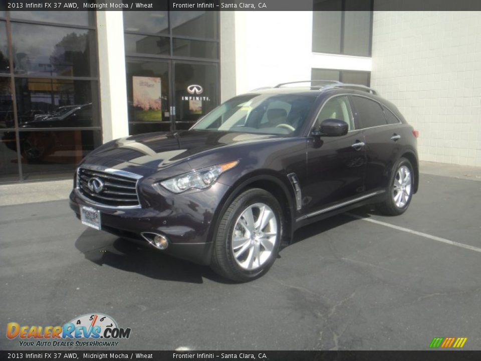 2013 Infiniti FX 37 AWD Midnight Mocha / Wheat Photo #1