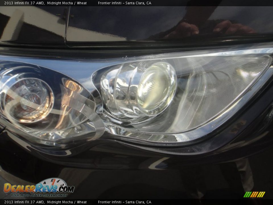 2013 Infiniti FX 37 AWD Midnight Mocha / Wheat Photo #5
