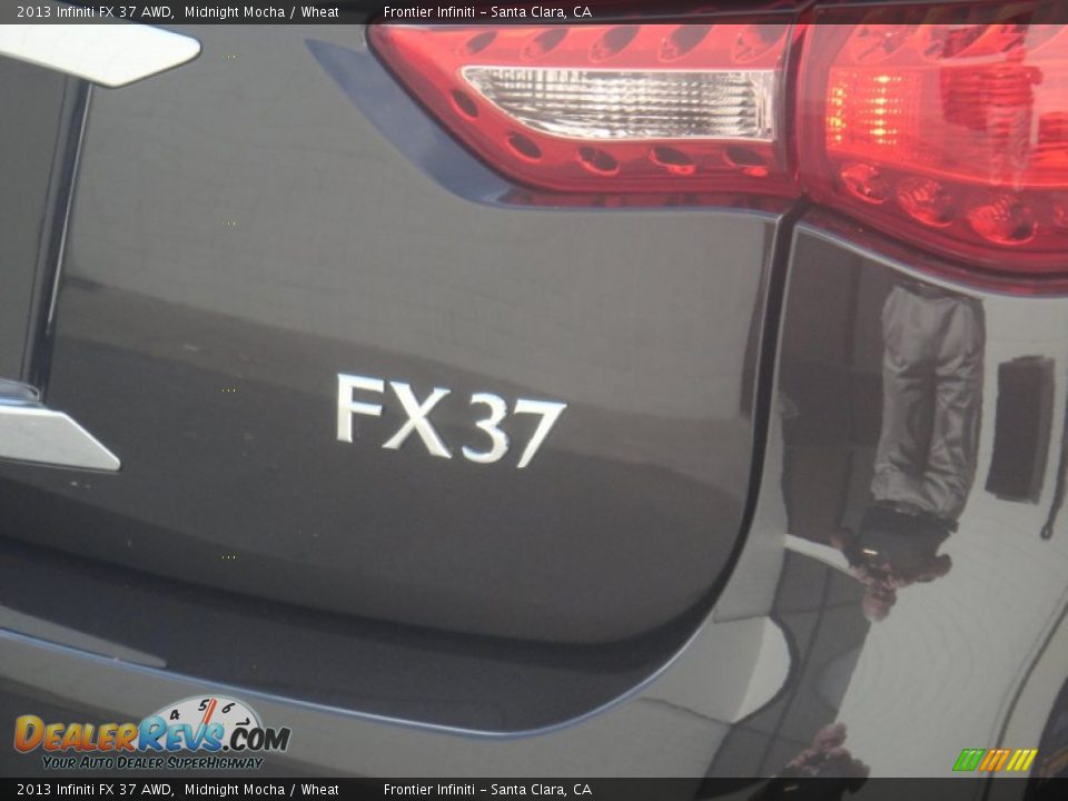 2013 Infiniti FX 37 AWD Midnight Mocha / Wheat Photo #8