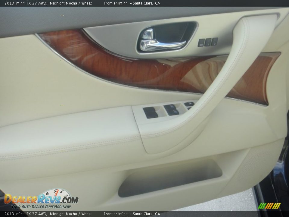 2013 Infiniti FX 37 AWD Midnight Mocha / Wheat Photo #15