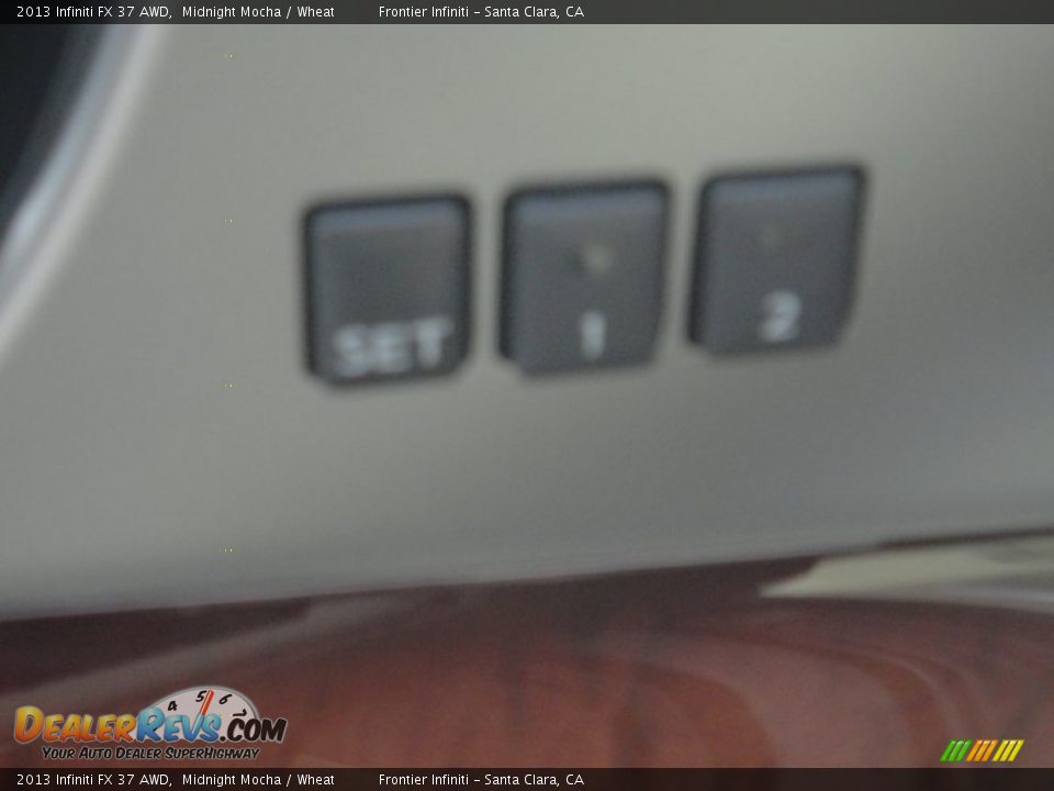 2013 Infiniti FX 37 AWD Midnight Mocha / Wheat Photo #16