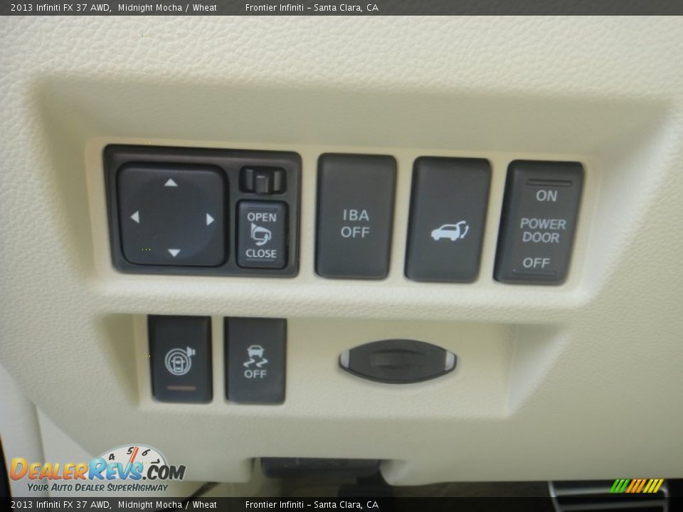 2013 Infiniti FX 37 AWD Midnight Mocha / Wheat Photo #17