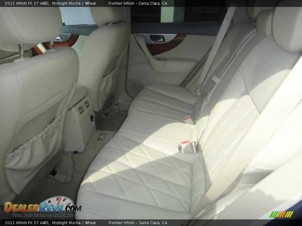 2013 Infiniti FX 37 AWD Midnight Mocha / Wheat Photo #19