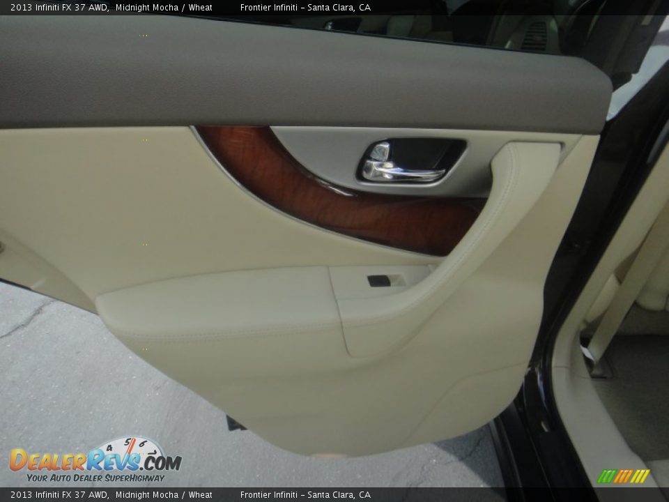 2013 Infiniti FX 37 AWD Midnight Mocha / Wheat Photo #20