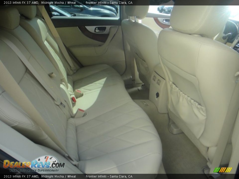 2013 Infiniti FX 37 AWD Midnight Mocha / Wheat Photo #21