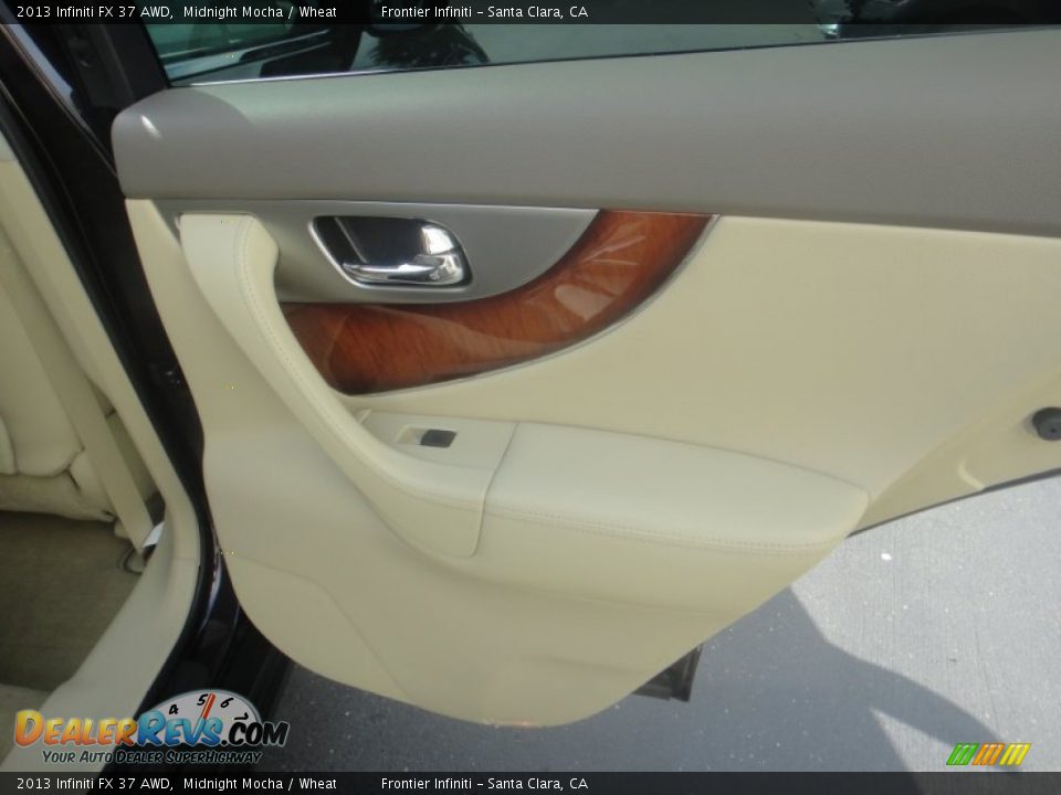 2013 Infiniti FX 37 AWD Midnight Mocha / Wheat Photo #22